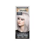 Jerome Russell Bblonde Maximum Colour Silver Toner - Non Permanent Hair Toner for Pre Lightened & Naturally Blonde Hair, Silver Hair Dye with No Ammonia or Peroxide, Lasts up to 8 Washes, 75ml