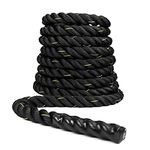 Viva Fitness/Vector X Fitness Exercise Battle Rope Gym Battling Rope Exercise Training Battle Rope Strength Training Battle Rope Men Women Gym Equipment Home Set (30ft.)