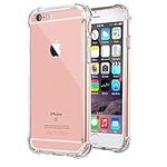 Jenuos iPhone 6s Plus Case, iPhone 6 Plus Case, Clear Soft TPU Shockproof Phone Case Cover Transparent Silicon Bumper for Apple iPhone 6 Plus / 6S Plus 5.5" (6P-TPU-CL)