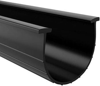 Garage Door Bottom Weather Seal T-Ends 20 feet Long and 3.75-4 Inches Width, Black Strip with T-Ends Size 4/16 to 6/16 Inches, Garage Rubber Seal Replacement