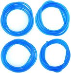 Hilitchi 20-Feet Petrol Fuel Line Hose Lubricant of 4 Sizes Tubing for Weedeater Chainsaw Common 2 Cycle Small Engines (Light blue)