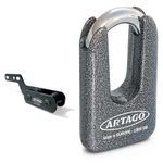 Artago 69T3 High Range Disc Lock and Bracket for Kawasaki Z900, SRA Approved, Sold Secure Gold, ART4, Metal Finish