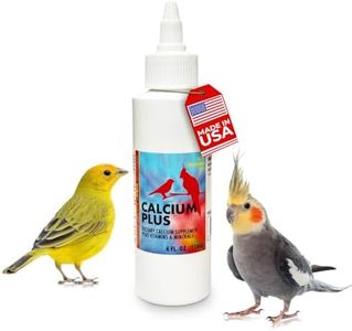 Morning Bird Calcium Plus Liquid Supplement for Birds - Liquid Calcium Formula with Magnesium and Vitamin D3 Calcium Supplement for All Birds – 4 Fl Oz