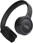 JBL Tune 520 BT Wireless On-Ear Headphones with JBL Pure Bass Sound, Bluetooth 5.3, Hands-Free Calls and 57-Hour Battery Life, Black