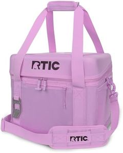 RTIC 15 Can Everyday Cooler, Soft Sided Portable Insulated Cooling for Lunch, Beach, Drink, Beverage, Travel, Camping, Picnic, for Men and Women, Lavender