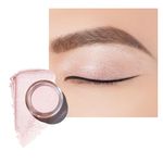 Oulac Shimmer Eyeshadow Pearl Finish| Pearl Pink Eyeshadow & Highlighter Duo| Waterproof & Long-Lasting| Longwear Blendable Shimmer Eye Make-up | Vegan | 06g (P04) Shell