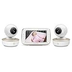 Motorola MBP50-G2 Video Baby Monitor Pan/Tilt/Zoom 5" Color LCD Screen with 2 Cameras