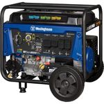 Westinghouse Outdoor Power Equipment 12500 Peak Watt Tri-Fuel Home Backup Portable Generator, Remote Electric Start, Transfer Switch Ready, Gas, Propane, and Natural Gas Powered