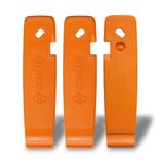 SKS Germany Unisex's Adult SKS Reifenheber Set Tyre Lever, Orange, 106 x 26,7 x 4,2 mm, Black, One Size,11586