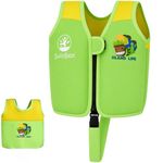 SwimBest Swim Vest - For Baby, Toddler & Kids. Adjustable Buoyancy Swim Jacket, ideal for pools/beaches/holidays & Learning to Swim (Island Life, L (3-6 Years/19-30kgs))