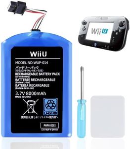 UCEC 8000mAh Wii U Gamepad Battery Replacement Rechargeable Battery Pack Wii Accessories for Nintendo Wii U Gamepad