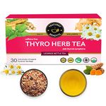 TEACURRY Thyroid Tea Bags (30 Tea Bags, 1 Month Pack) - Helps With Thyroid Support (TSH, T3, T4) and Helps Manage Weight