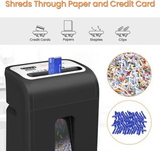 VidaTeco 15-Sheet Cross-Cut Paper Shredder – Heavy Duty Office