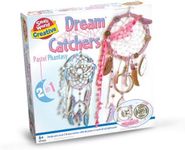 Small World Toys 2 In 1 Pastel Dream Catcher - Make Your Own Dreamcatcher - DIY Handmade Dream Catchers for Bedroom Decor - Arts and Crafts for Kids - Dream Catcher for Girls & Boys Ages 6+