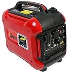 Spark Petrol Inverter Generator W2000i, 1.6 KW, Low Noise - UK Plugs Red