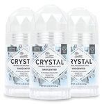 Crystal Mineral Deodorant Stick, Unscented 4.25 oz ( Pack of 3)