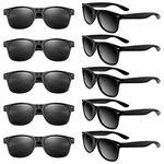 BOUIEXYE 10 Pack Kids Sunglasses Kids Party Favors Bulk Bag Fillers Gift for Beach Pool Birthday Party/Boys and Girls Birthday Party Supplies(Black)