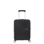 American Tourister Curio Carry-On Expandable Spinner (Color : Bass Black)