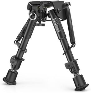 RioRand 6" to 9" Hunting Rifle Bipod Adjustable Spring Return Sniper Sling Swivel Mount