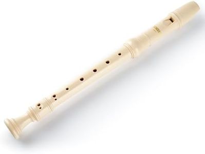 Sondery Soprano Recorder Instrument German Fingering Durable Beginner's Recorder Easy-to-Play Plastic Body Includes Fingering Chart Carry Pouch