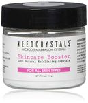 NeedCrystals Microdermabrasion Crystals, DIY Face Scrub. Natural Facial Exfoliator for Dull or Dry Skin Improves Scars, Blackheads, Pore Size, Wrinkles, Blemishes & Skin Texture. 4 oz