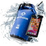 Earth Pak -Waterproof Dry Bag - Roll Top Dry Compression Sack Keeps Gear Dry for Kayaking, Beach, Rafting, Boating, Hiking, Camping and Fishing with Waterproof Phone Case