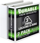 Samsill Durable 3 Inch Binder, Made