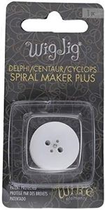 Wig Jig Delphi Spiral Maker – Wire Elements by The Beadsmith – Nylon with Metal Pin, .6” x .86” (15mm x 22mm) - Used for Making Wire Components & Jewelry Designs