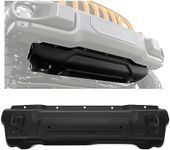 Kojem Front Bumper Skid Plate Compatible with 2018-2024 Jeep Wrangler 2020-2024 Jeep Gladiator Steel Skid Plate Cover Replacement for 68293984AB