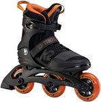 K2 Trio LT 100 Black Orange Mens Urban Inline Skates - Black/Orange / 10.0