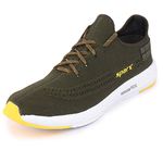 Sparx Mens SM 482 | Enhanced Durability & Soft Cushion | Olive Running Shoe - 8 UK (SM 482)