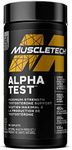 MuscleTech Testosterone Booster for Men, MuscleTech AlphaTest, Tribulus Terrestris for Men, Max-Strength ATP & Test Booster for Men, Boost Free Testosterone and Enhance ATP Levels, 90 Capsules -package varies