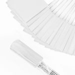 Zozen 50Pack Marking Flags, White Y