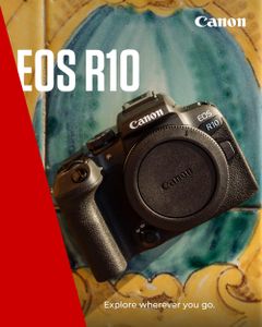 Canon EOS R10 Mirrorless Camera – Compact APS-C Digital Camera
