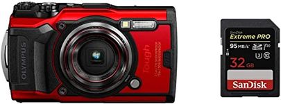 Olympus Tg-6 Tough Camera - Red + 32 GB Memory Card