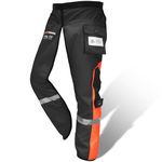 YARDMARIS Chainsaw Chaps, Heavy Duty Chainsaw Protective Apron with Adjustable Belt and Pocket, Forestry Chainsaw Safety Gear One Size Fits All