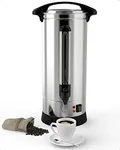 RIEDHOFF 120 Cup Commercial Coffee Maker, [Quick Brewing] [Food Grade Stainless Steel] Large Coffee Urn Perfect For Church, Meeting Rooms, Lounges, and Other Large Gatherings-18 L