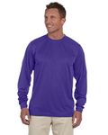 Augusta Sportswear Women's Wicking Long Sleeve t-Shirt, Purple, XL