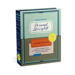 Knock Knock Personal Library Kit, Classic Edition & Gift for Book Lovers - Card Catalog Checkout Cards, Bookplates, Date Stamp & Inkpad