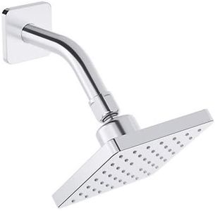 KOHLER Parallel Square Showerhead with Shower Arm (Chrome Finish)