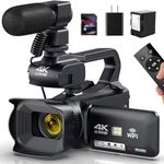 SPPRANDOM Video Camera Camcorder 4K