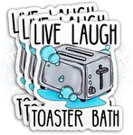 (3Pcs) Live Laugh Toaster Bath Stic