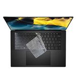 Ultra Thin Keyboard Cover for 2021 2022 2023 New Dell XPS 15 9500 9510 9520 9530 15.6 inch, New XPS 17 9700 9710 9720 9370 Keyboard Cover Protector Skin, Dell XPS 15 9500 Accessories, Clear(US Layout)