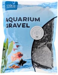 Aqua Care Aquarium Gravel Black 1kg, 5-10mm - Suitable for Freshwater and Saltwater Fish Tanks, Aqua Safe, Aquarium Decorative Gravel
