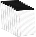 8 Pack White Legal Pads 8.5 x 11 Wi