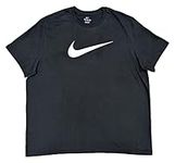 Nike Dri-FIT Men's Training T-Shirt, Black (White Logo), Small