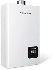 Propane Gas Tankless Water Heater, MIZUDO Up to 3.6 GPM 80,000 BTU Indoor Installation Instant Hot Water Heater