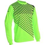 VIZARI Arroyo Football Goalkeeper Jersey Long Sleeve Padded Goalie Shirt for Maximum Protection and Performance, Green/Black, Youth Medium