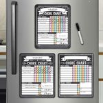 3 Chalkboard Dry Erase Chore Chart for Kids Multiple Kids - Kids Chore Chart Kids Chart, Chores Chart for Kids Multiple Kids, Magnetic Chore Chart for Kids, Chore Chart Adults, Chores Chart for Teens