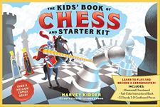 The Kids Book of Chess and Starter Kit: Learn to Play and Become a Grandmaster! Includes Illustrated Chessboard, Full-Color Instructional Book, and 32 Sturdy 3-D Cardboard Pieces